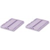 Set van 2 opvouwkratjes - Weston storage box medium 2-pack light lavender